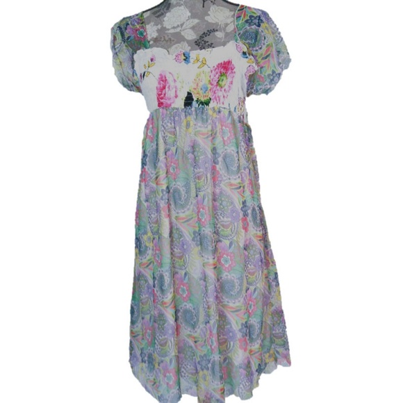 Sugar Tart Dresses & Skirts - Sugar Tart Sundress Sz XL Floral Boho Hippie 😻